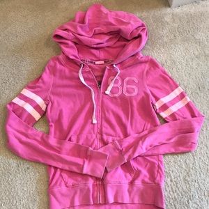 Victoria’s Secret PINK size Medium zip up hoodie